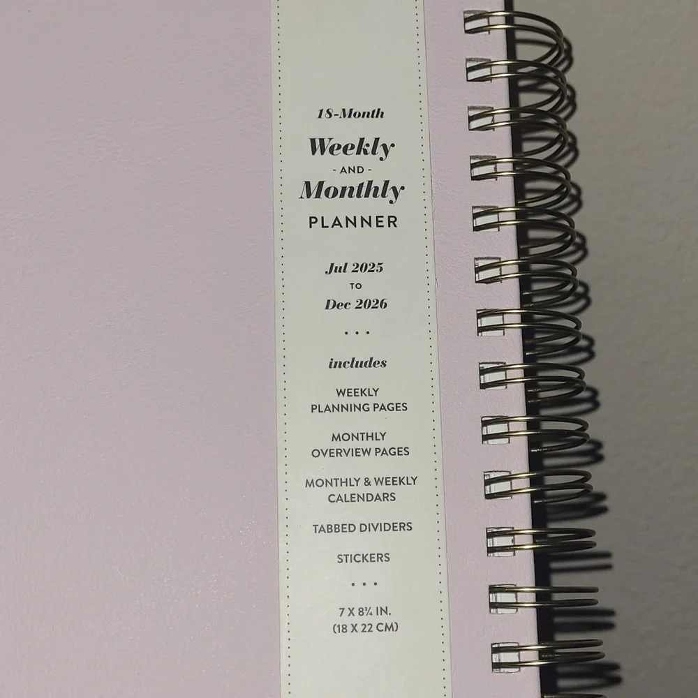 💕NEW 18 Month 2025-2026 Planner💕